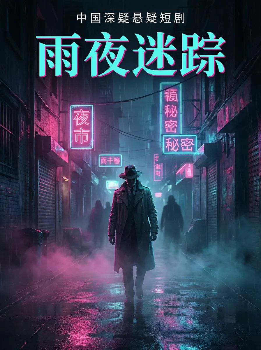 ZOOM动物合集VERDEOS 悬疑追踪短剧 - 雨夜迷踪海报